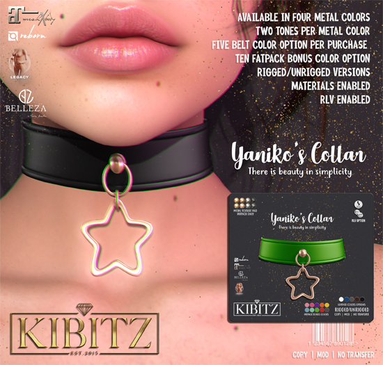 Kibitz - Yaniko's collar - gold