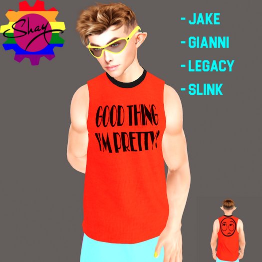 Good Thing Im Pretty Red Tank