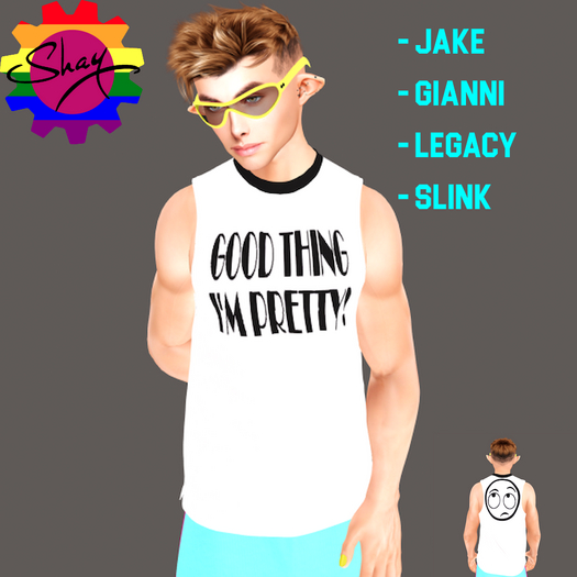 Good Thing Im Pretty White Tank