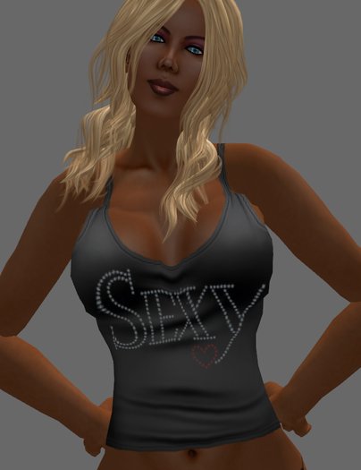 Novel-Tee Sexy Rhinestone
