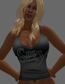 Novel-Tee Sexy Rhinestone