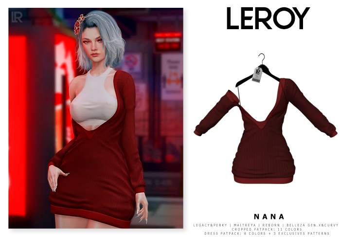 LEROY - Nana Dress - Red