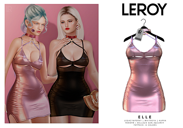 LEROY - Elle Dress - Rose