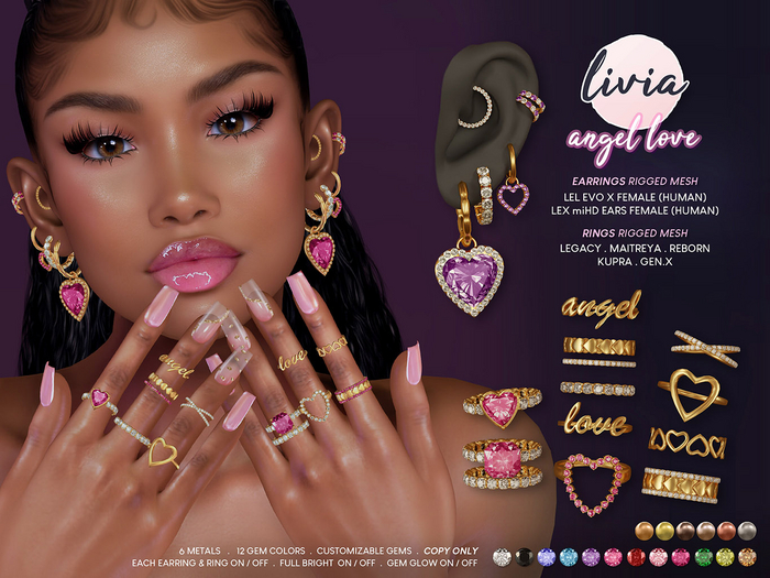 LIVIA Angel Love Jewelry Set
