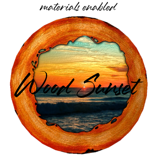 Sunset wood art