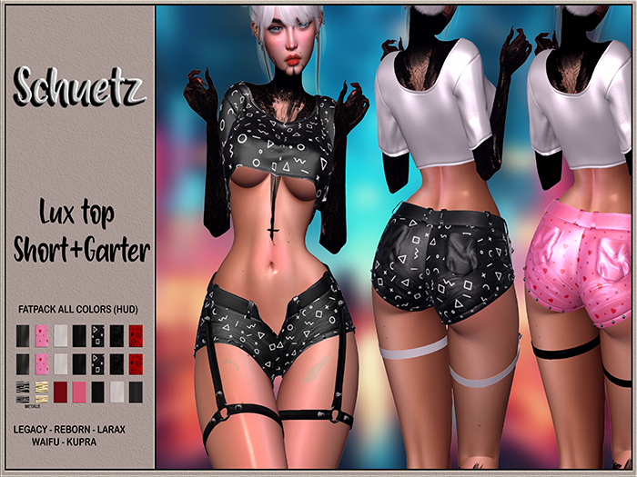 Schtz Lux Top+Short+Garter Fatpack
