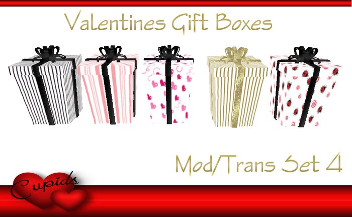Valentine Gift Boxes set 4