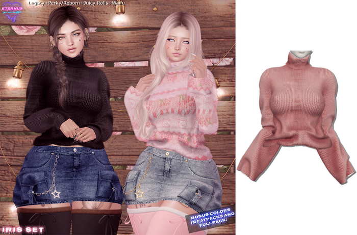 [Eternus] Iris Sweater Pink