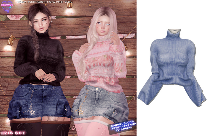 [Eternus] Iris Sweater Sky