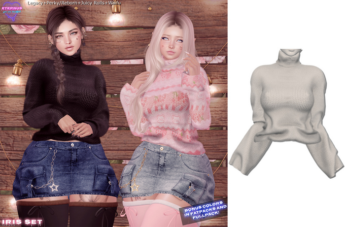 [Eternus] Iris Sweater White