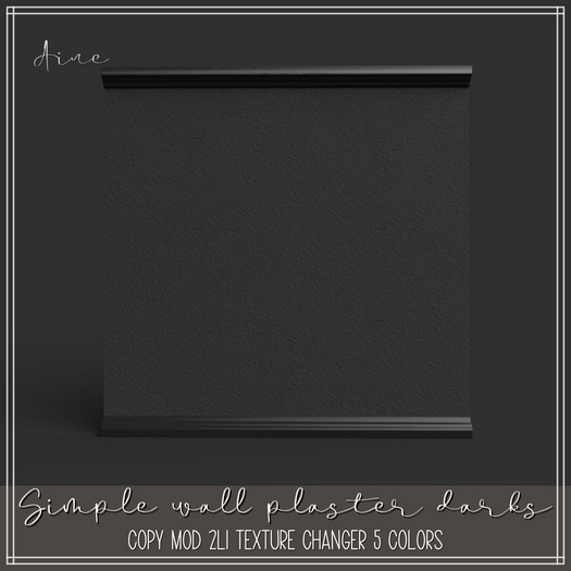 Aine - Simple wall plaster Dark (ADD)