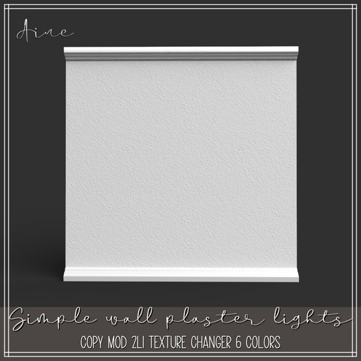 Aine - Simple wall plaster light (ADD)