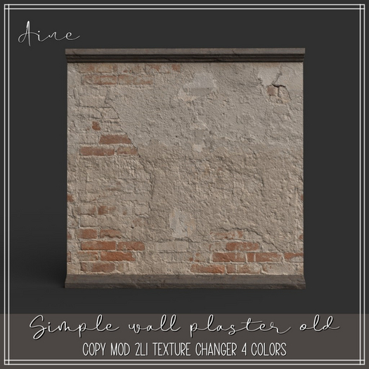 Aine - Simple wall plaster old (ADD)
