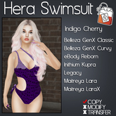 ~TL~ Hera Indigo Cherry Swimsuit