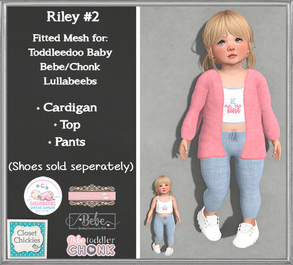 *CC* Riley #2 {Lullabeebs/ToddleeDoo/BB/Chonk} (add)