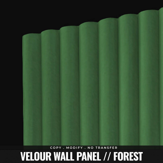 [BL] Velour wall panel // forest
