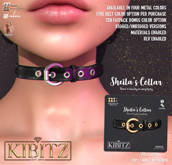 Kibitz - Sheila's collar - copper