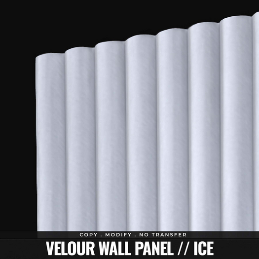 [BL] Velour wall panel // ice