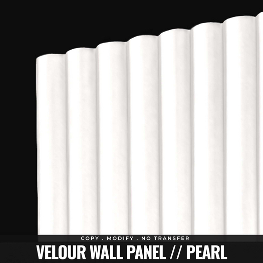 [BL] Velour wall panel // pearl