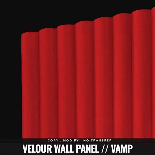 [BL] Velour wall panel // vamp