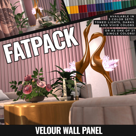 [BL] Velour wall panel // FP: ALL