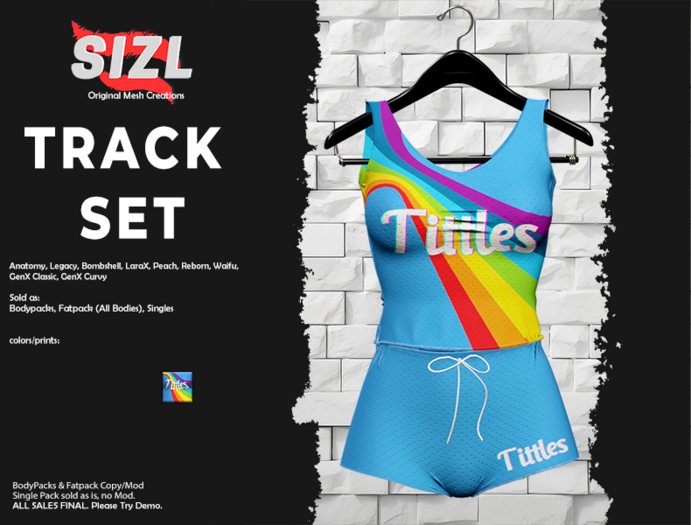 SIZL TRACK SET BBLUE  [UNPACK]