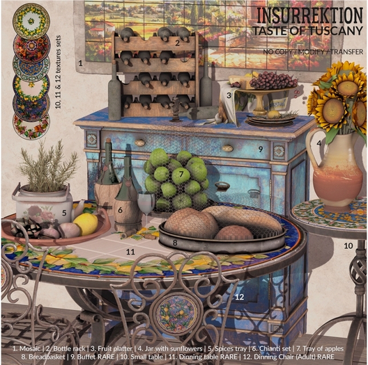 [IK] Taste of Tuscany - Spices tray