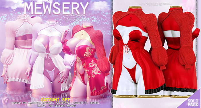 #Mewsery Catsumi Set{Ruby}