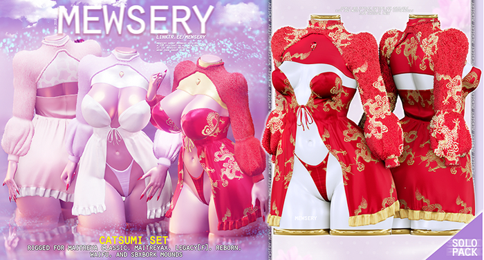 #Mewsery Catsumi Set{Dragon.Ruby}