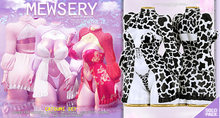 #Mewsery Catsumi Set{Cow.Noir}