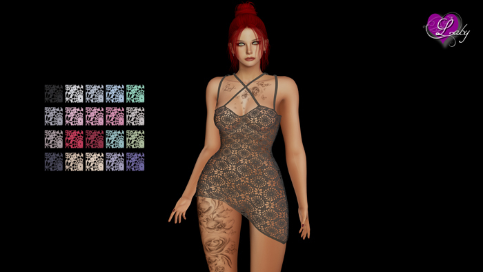 Laby's Dress Ulka Lace Fatpack