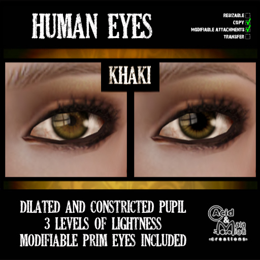 .:A&M:. Human Eyes - Khaki