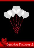 5 white Balloons