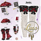 Luas Ayane Socks Pink & Mauve
