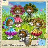 Dinkie flower costume with hud ...