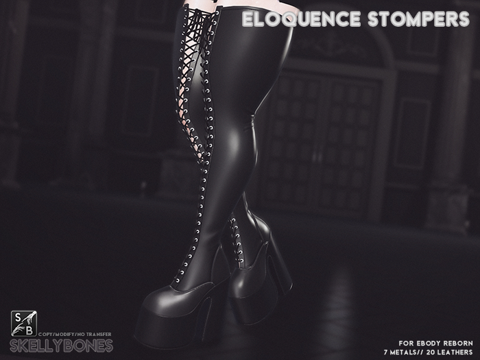 Skellybones -- Eloquence Stompers for eBody Reborn DEMO