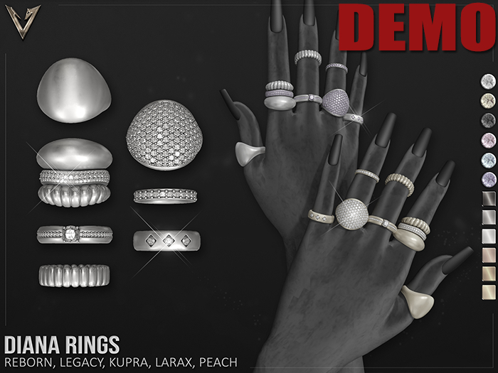 [VIPERA] DEMO Diana Rings
