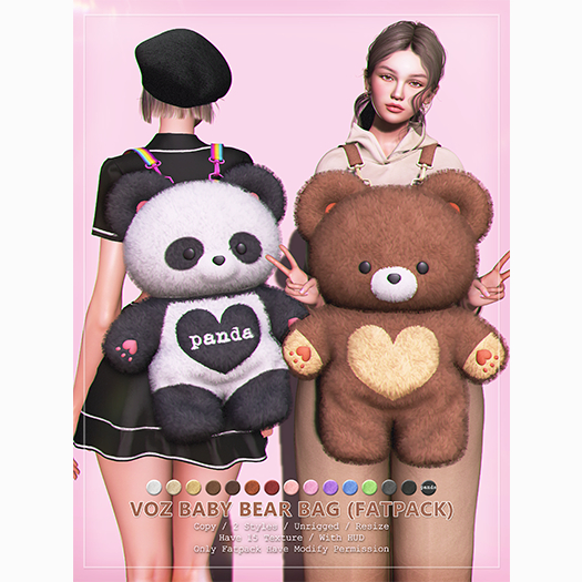 [VOZ] Baby Bear Bag (Fatpack)
