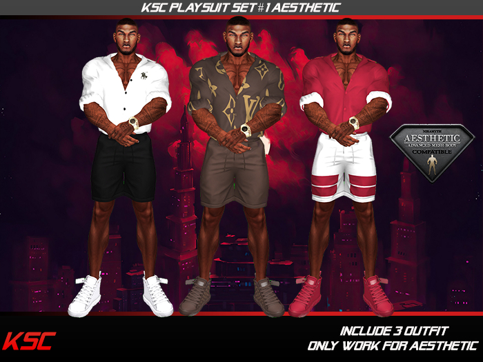 KSC PlaySuit Set #1 Aesthetic
