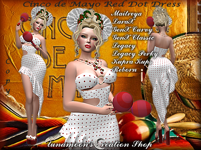 DEMO-Cinco de Mayo Red Dot Dress