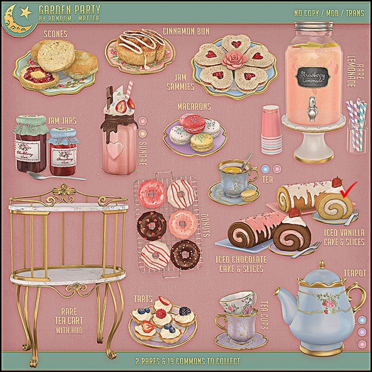 .random.Matter. - Garden Party - Teapot [Blue]