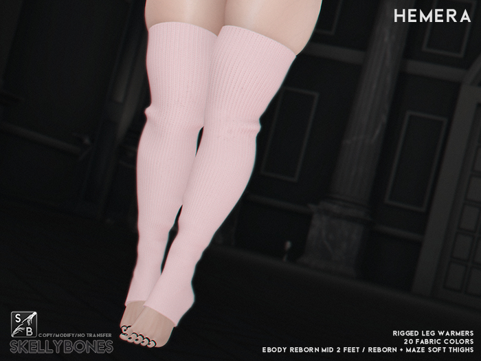 Skellybones -- Hemera Leg Warmers for eBody Reborn DEMO