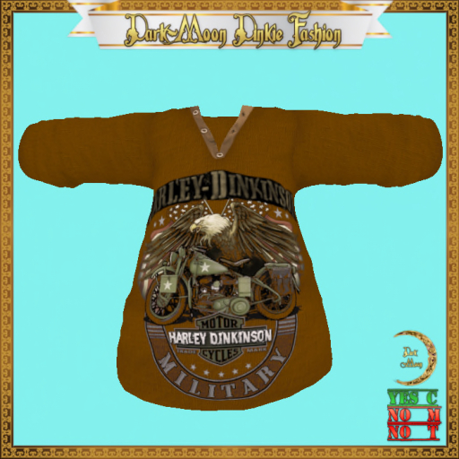 *DM* Biker Dinkinson D Shirt Gold