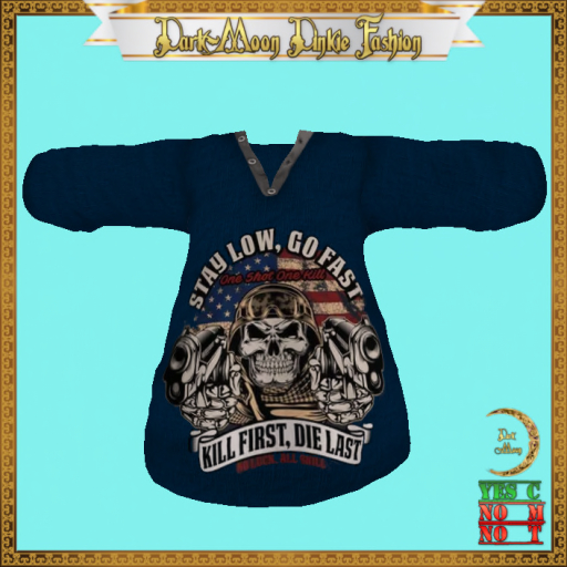 *DM* Biker GoFast Shirt Blue