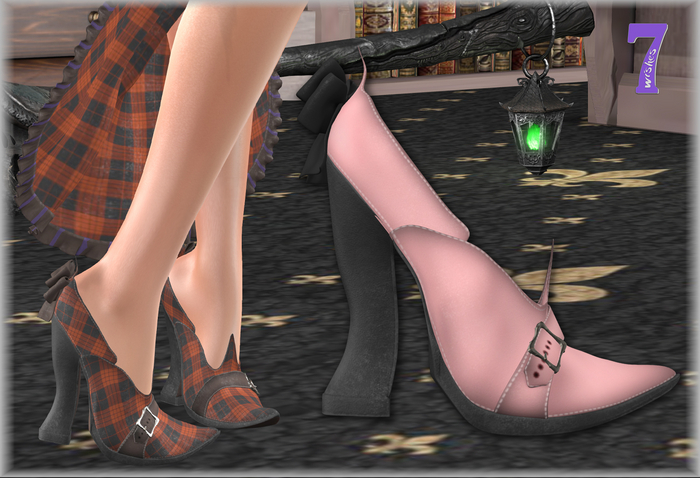 <7w> Hermione Slippers - Pink ~Maitreya, LaraX, Legacy, Reborn~