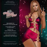 Gia Laced Up Tank and Skirt 2.0 [Holo FATPACK] - Maitreya Lara • LaraX • Petite • PetiteX • Legacy • Reborn Clothing