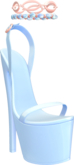 May24 - Donia Heels Pastel Blue - Maitreya, Legacy, Ebody Reborn, Kalhene Erika, Belleza GenX 