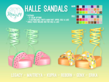 May24 - Halle Sandals - Maitreya, Legacy, Inithium Kupra, Ebody Reborn, Kalhene Erika, Belleza GenX