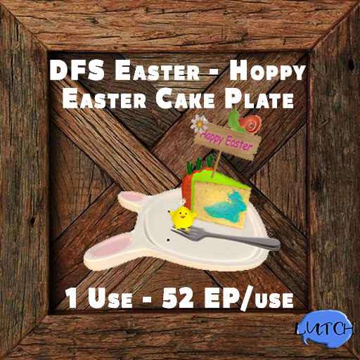 DFS Easter - Hoppy Easter Cake Plate  