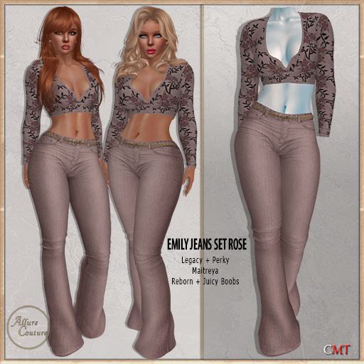 Emily Jeans Set Rose (Add Me)